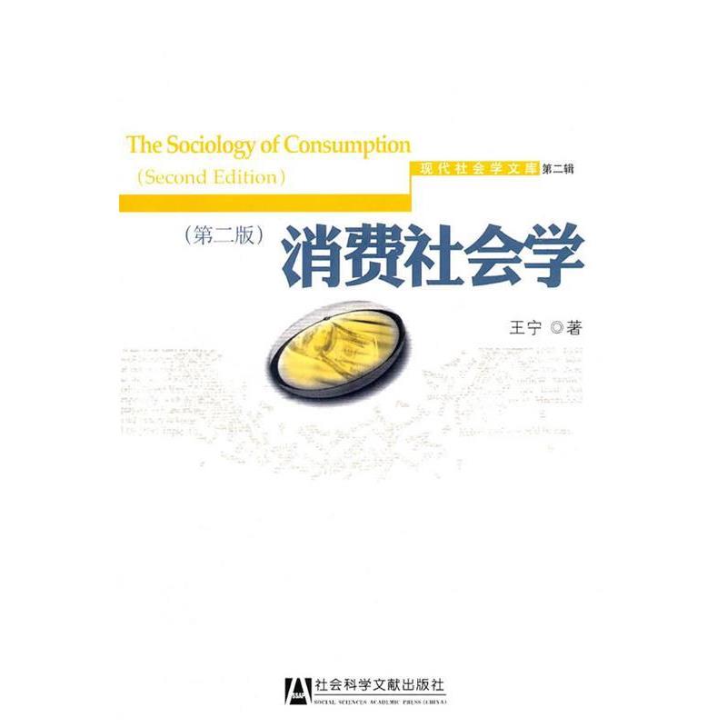 【正版书】 消费社会学 王宁 著 社会科学文献出版社