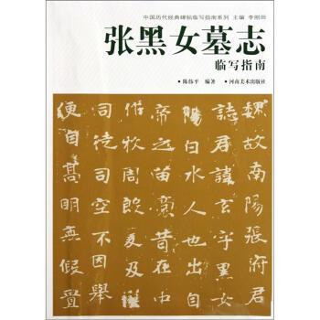 【正版书】 张黑女墓志临写指南 陈伟平 著,李刚田 编 河南美术出版社