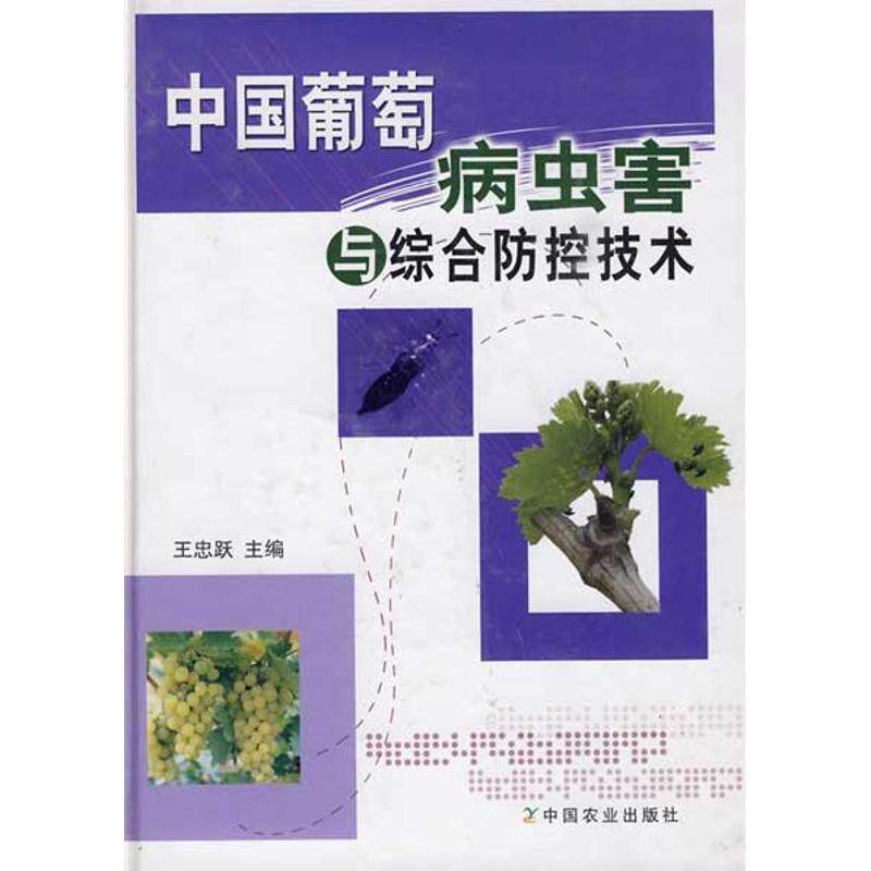 【正版书】 中国葡萄病虫害与综合防控技术 王忠跃 主编 中国农业出版社