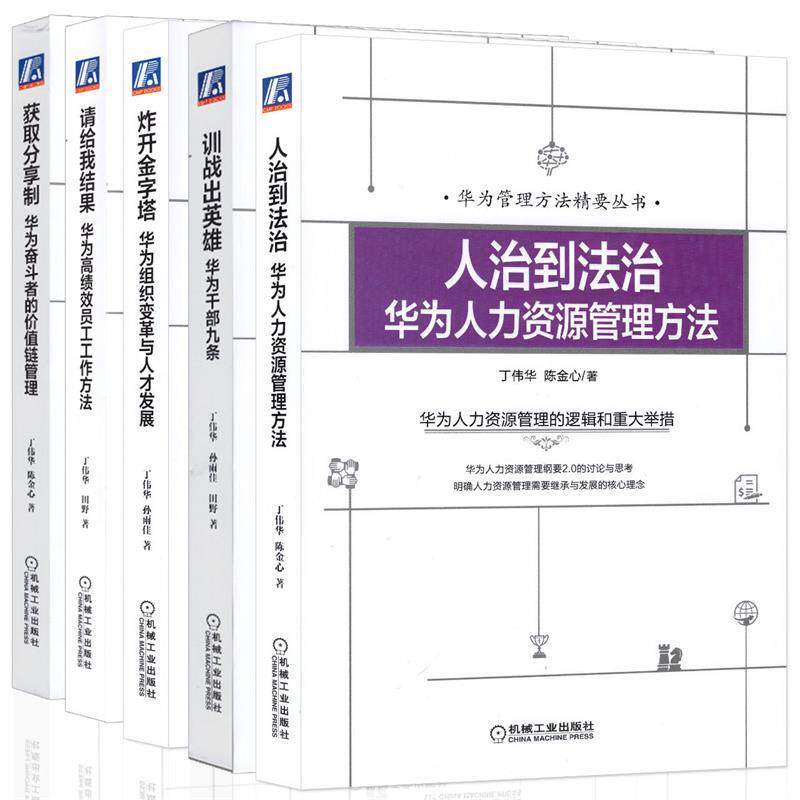 【正版书】 人治到法治:华为人力资源管理方法 丁伟华,陈金心 机械工业出版社