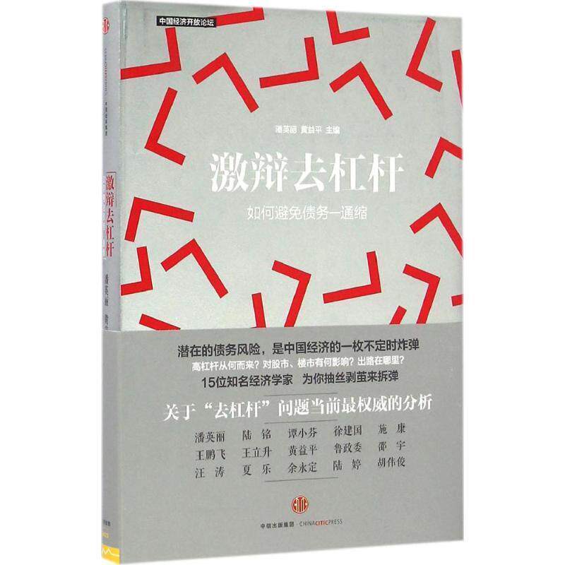 【正版书】 激辩去杠杆:如何避免债务—通缩 潘英丽,黄益平 等 著,潘英丽,黄益平 编 中信出版集团出版社
