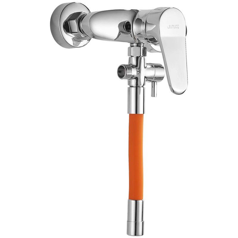 混水阀改装花洒分水器一进二出淋浴三通分水器阀转接头下出水配件