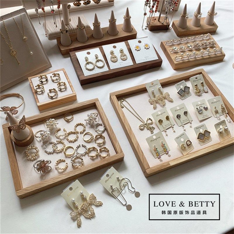 韩国饰品展示架  头饰 发夹展示托盘 戒指展示盘 手镯耳钉展示架