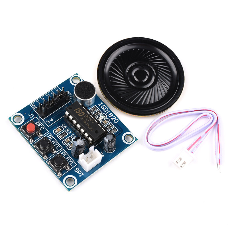 录音语音模块ISD1820 录u放音模块 语音模块  板带咪头 送0.5W喇