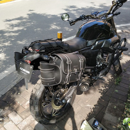 启典改装KD150-G1-G2边包边箱150G2复古摩托车边包侧包挂包带支架