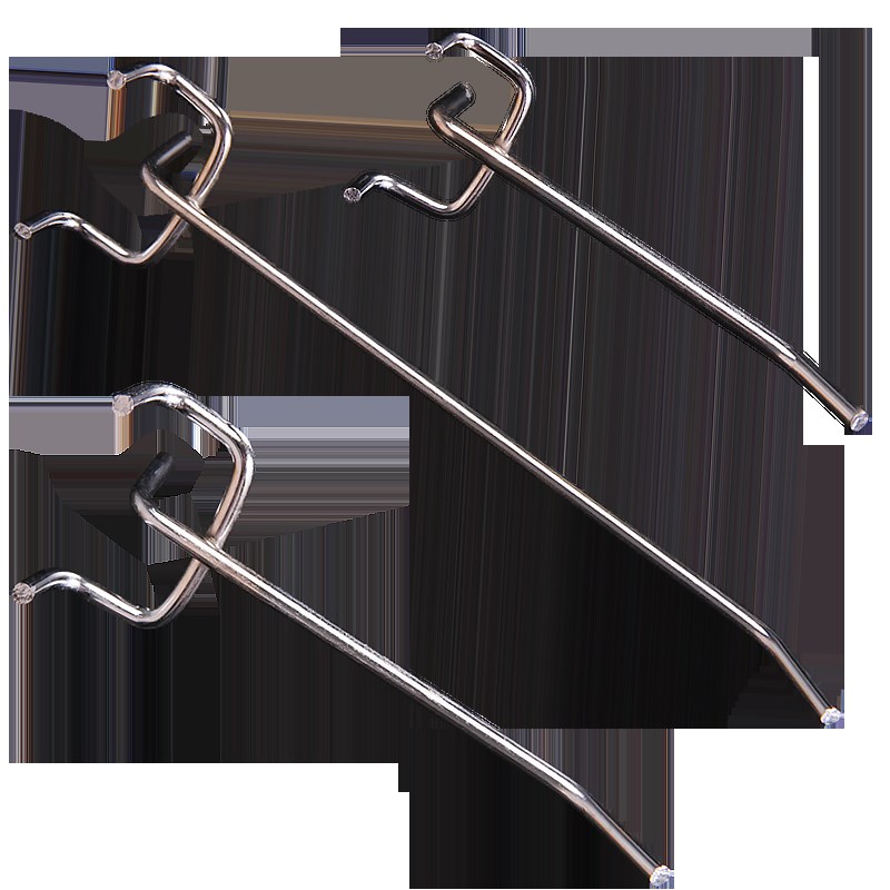 超市货架挂钩货柜洞板三角多孔板展架挂勾手机配件零食小商品饰品