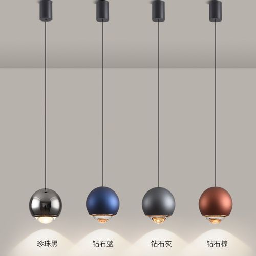 触摸卧室床头灯现代极简创意小吊灯奶油风简约房间可升降轻吊线灯