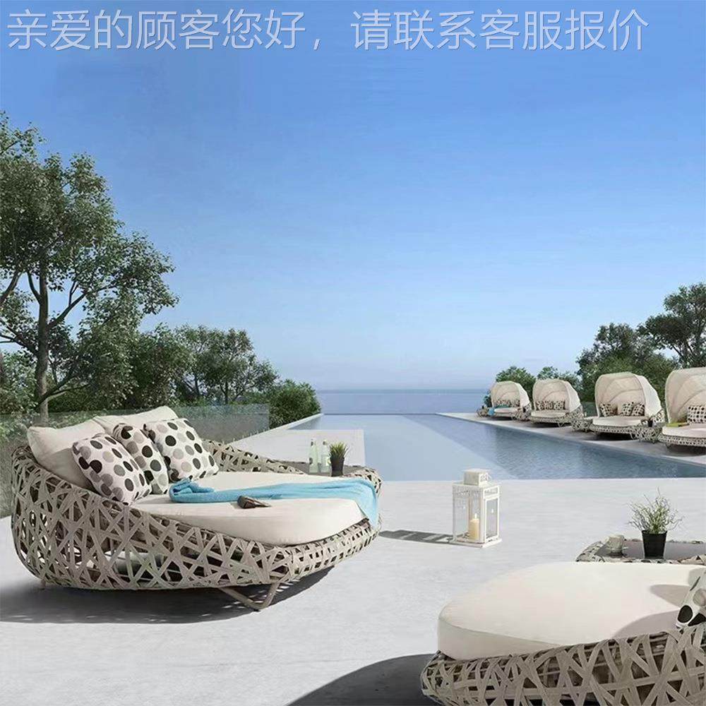 户外藤编780沙发北欧院民宿设计师藤椅室花外园休闲件套家庭三具,住宅家具,户外沙发,淘宝优惠券,粉丝福利购,淘宝优惠卷