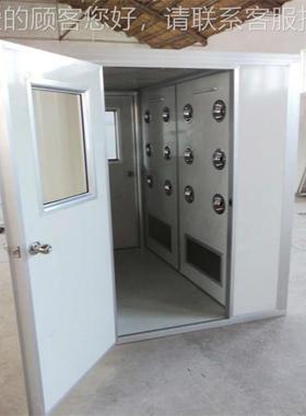 供应23432不锈感钢风淋室风淋通淋道动应风门自双人双吹风淋室