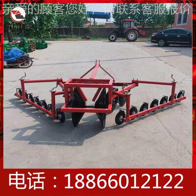 轮拖拉机带打梗机 筑埂机器旱 农用起垄地扶垄 圆盘起垄四机FIL三