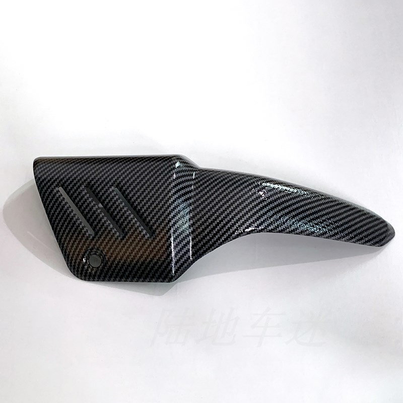 适用赛800 赛600rs改装碳纤维排气罩 防烫罩排气装饰盖隔热保护盖