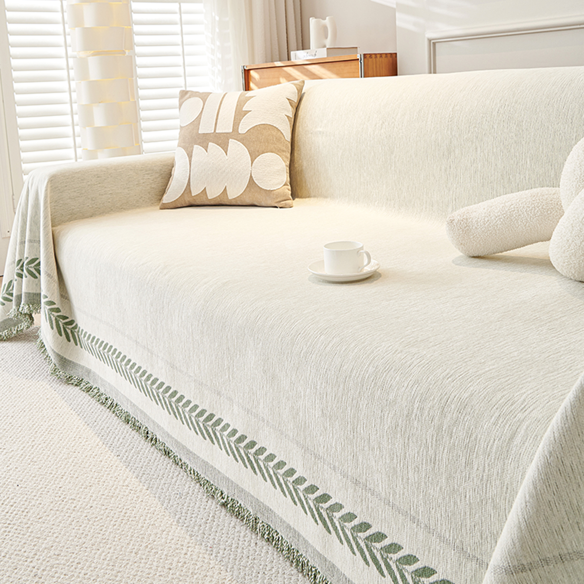 2024新款沙发巾盖布四季通用简约沙发套罩一片式全盖防猫抓沙发垫