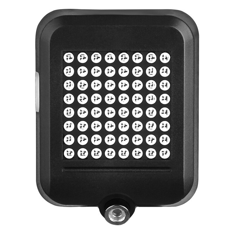 自行车智能转向灯USB充电山地车夜骑尾灯配件骑行警示灯单车装备