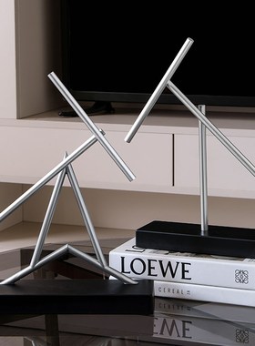 牛顿摆钢铁侠混沌摆永动机摆件高档创意商务礼品家居反重力模型