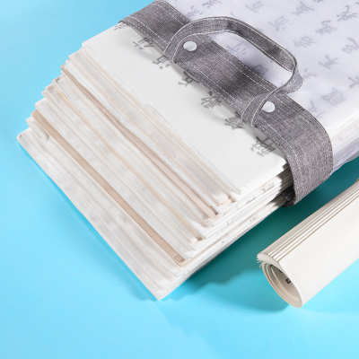 毛笔国画收纳袋盒笔墨纸砚书法布毛毡垫宣纸水写初学套装专用小学