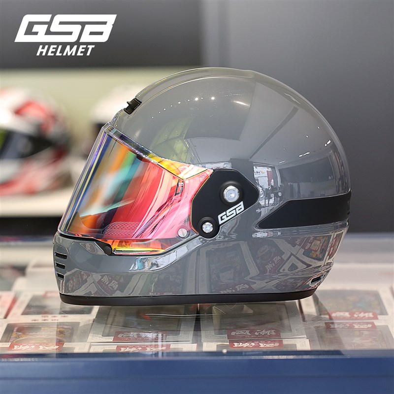 GSB摩托车覆古头盔男女u款机车拉力越野V63四季通用安全头盔