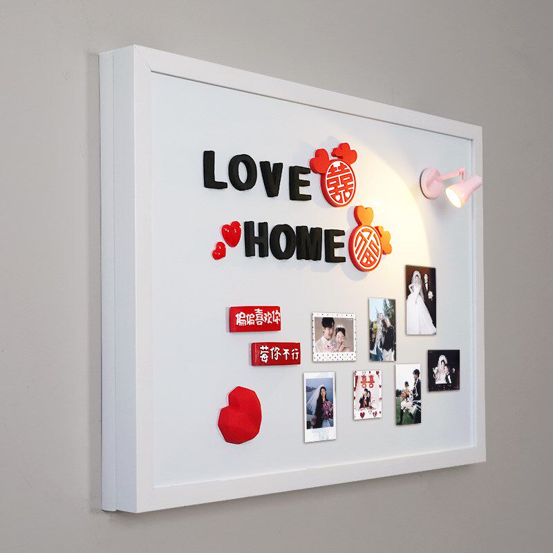 奶油风磁吸电表箱装饰画2025新款diy可置物配电箱入户遮挡挂画