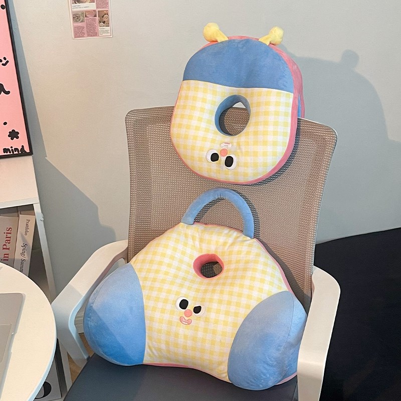 冰丝午睡枕趴睡枕小学生卡通可爱办公室工位午休抱枕护腰靠枕神器