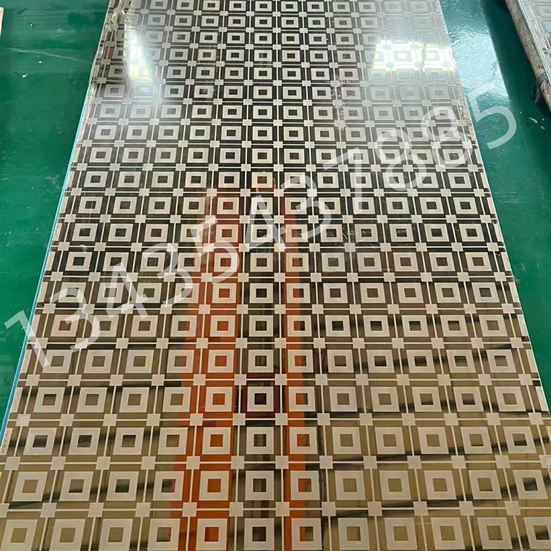 不锈钢蚀刻板压花纹o喷砂天花吊顶客厅背景墙腐蚀轿厢电梯门装横