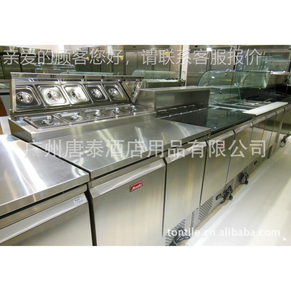 厂家T-SL1475供应酒L店用T4-S175D品R台上式沙拉台 不锈钢