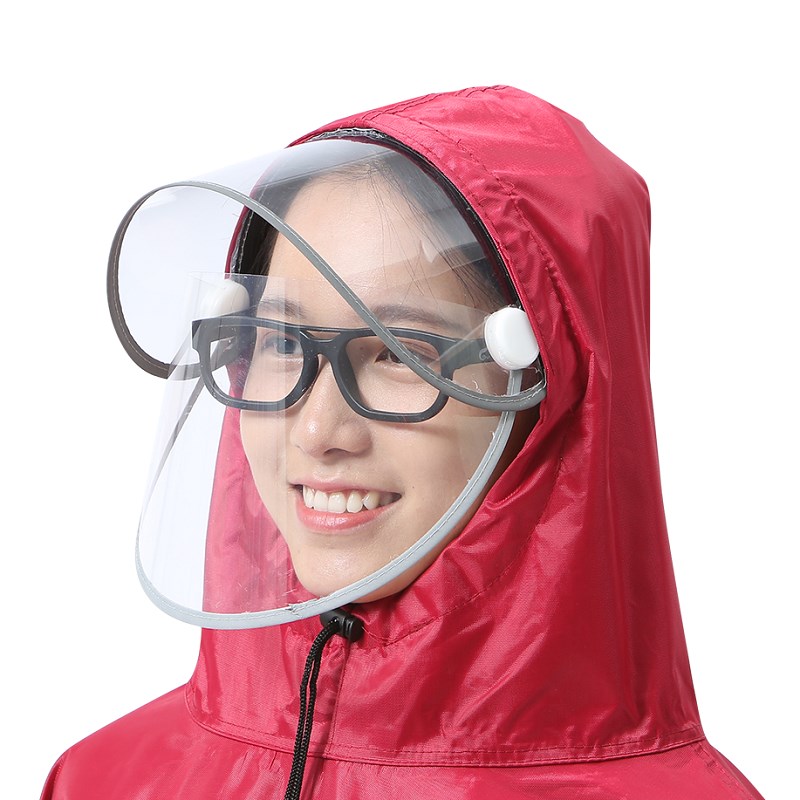 超大太子摩托车雨衣男装女装么托车特大遮脚双帽檐挡脸雨披加大号