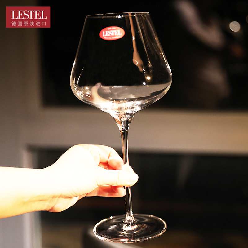 德国进口水晶玻璃家用轻奢大号勃艮第红酒杯高脚葡萄酒香槟杯套装