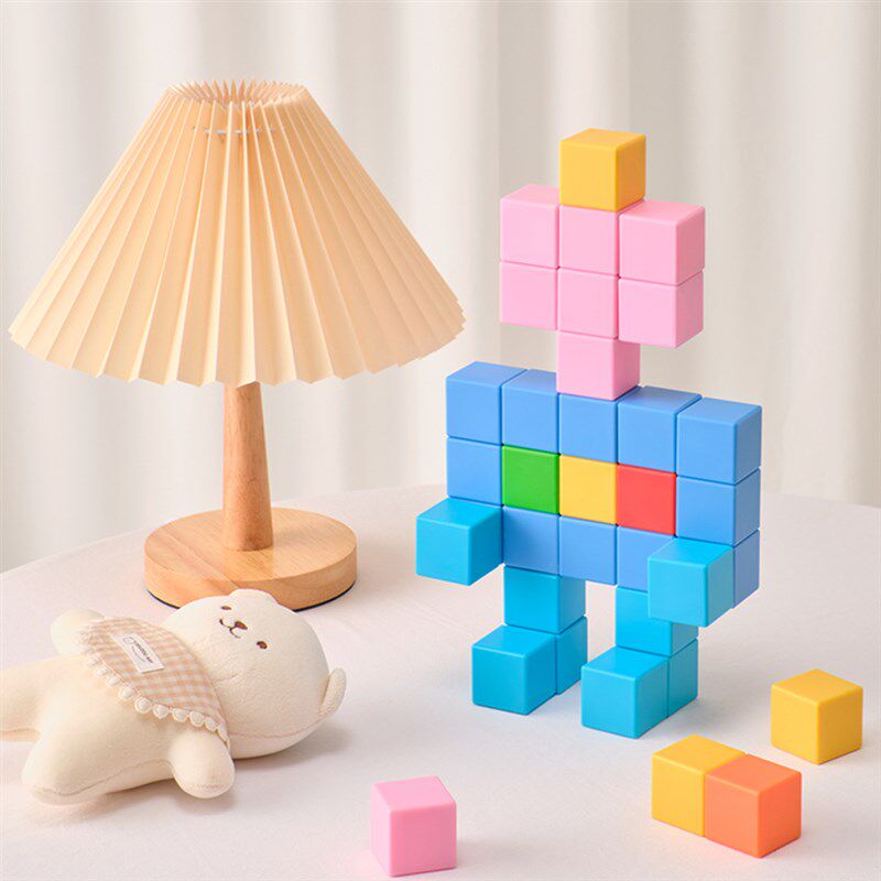 磁力积木方块儿童吸铁石纯磁铁6拼装7益智玩具8男孩女9岁生日礼物