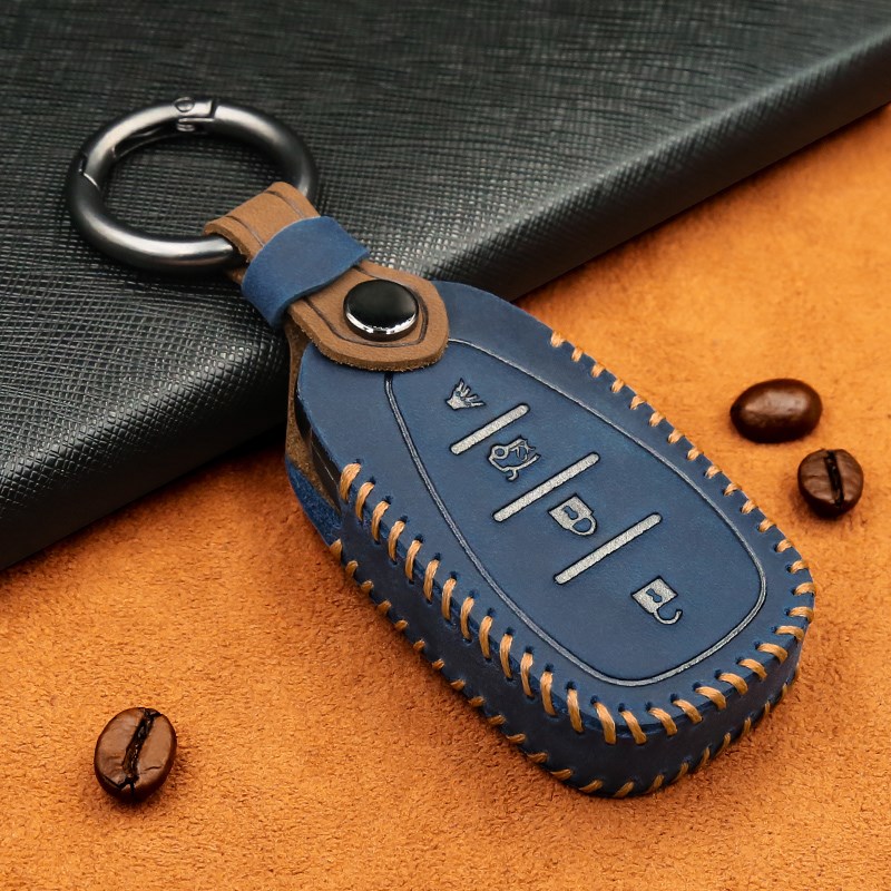 适用雪佛兰科鲁泽钥匙套迈锐宝xl科沃兹探界者科鲁兹车包扣壳