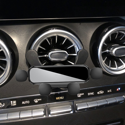 奔驰GLA级手机车载支架A180 A200LGLB200B级圆形涡轮出风口手机架