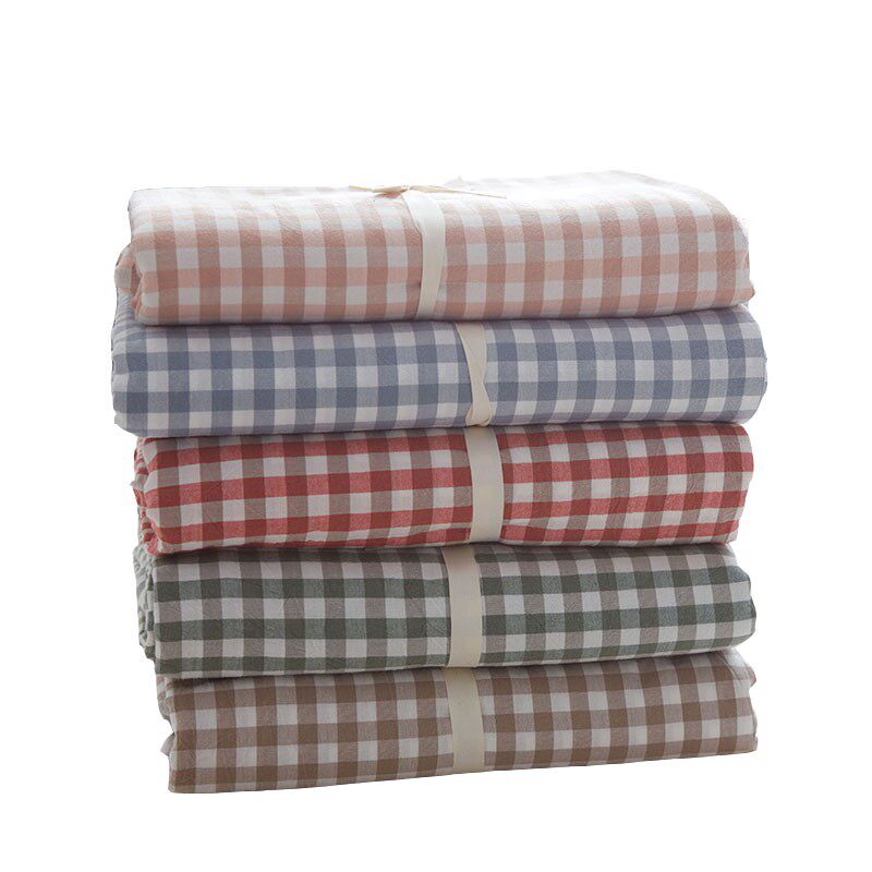 无印良品水洗棉被套单件1.5m全棉1.8x2.0米纯棉单双人200x230被罩