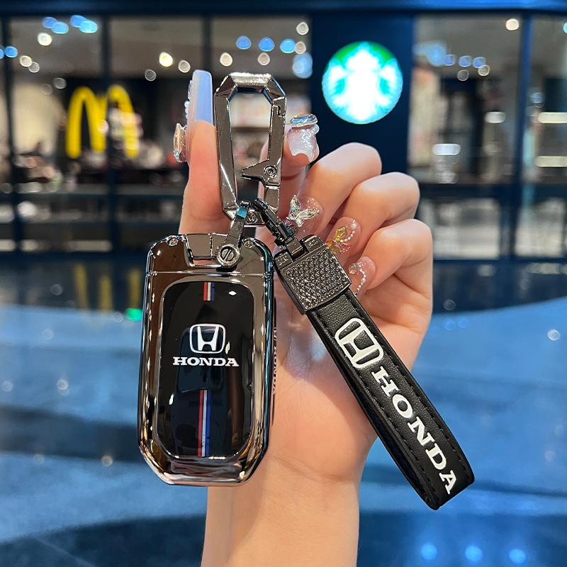 适用于老款本田9.5代雅阁钥匙套九代半思域凌派CRV缤智XRV车扣壳