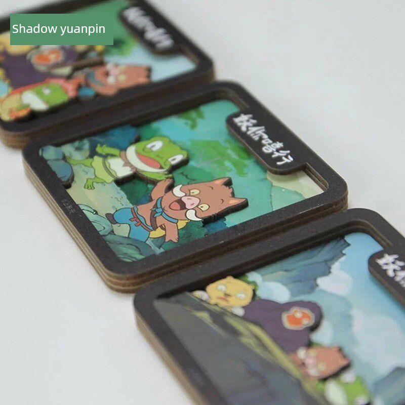 上影元品浪浪山小妖怪多层冰箱贴磁吸装饰个性创意文创小猪妖周边