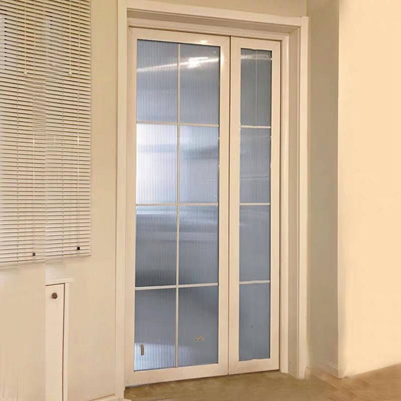 厕所玻璃门浴室钛镁铝合金子母门双开门厨房门阳台玻璃门扇钢化