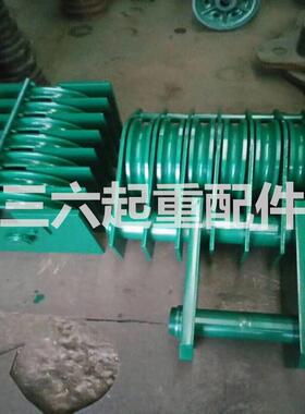 起重组滑轮轮组起重吊钩滑轮KGD四轮挂环闭口式型滑组重型钢丝绳