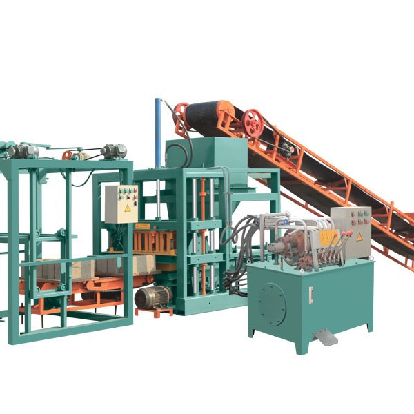 QT4-20 hydraulic concrete hollow block machine 液压空心砖机