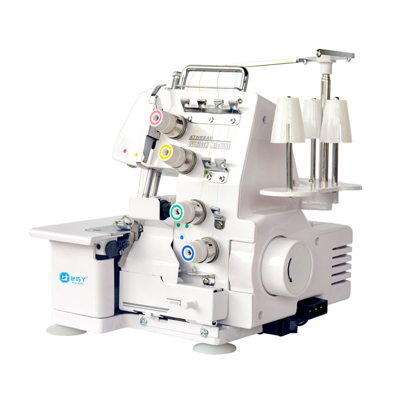 针巧丫爱c可美434四线锁边机包缝机家用电动台式三线密拷 绷缝机