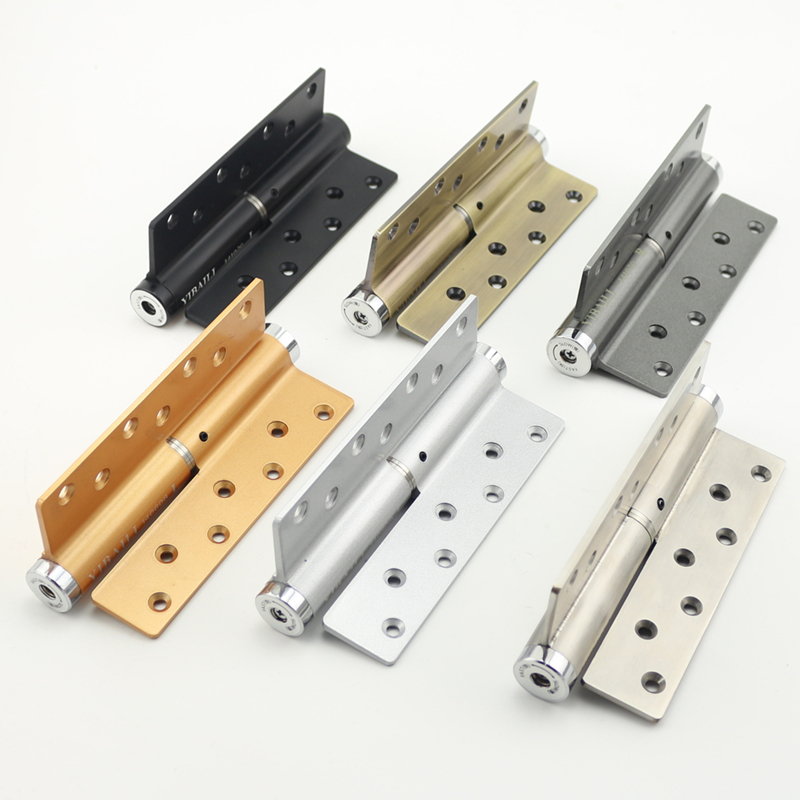 纯白色隐形d门黑色液压合页缓冲定位隐藏门合页背景暗门合页一对