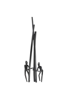 简约现代轻奢样板房间软s装饰品家居金属创意玄关柜人物造型摆件