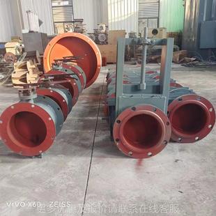 电动插板阀沟动闸渠排水水闸阀门气卸料闸板阀 排污FXV手动门150