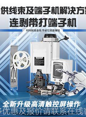 厂直供全自动连剥带打端子接机多芯线压机XXZ-BD01线家剥压皮打端