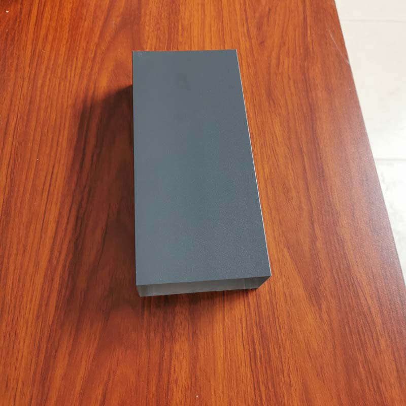 灰色铝方管扁管隔断屏风护栏幕墙葡萄架凉亭阳光房铝合Z金方管型