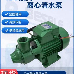 广州一泵1DB 广一泵业清水泵 45型清水泵 家用增压泵550W清水泵