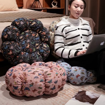 卡通蒲团坐垫客厅地上看书懒人屁垫榻榻米沙发飘窗垫学生花朵坐墩