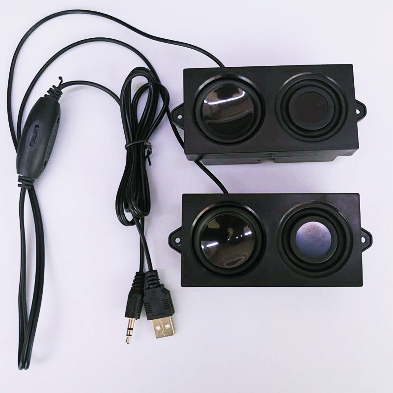 DIY电脑音响小音箱广告机喇叭笔记本通用音腔喇叭扬声器全频腔体