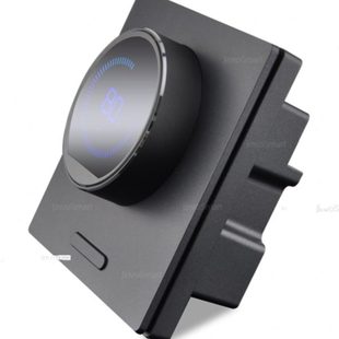 灯光亮度色温调节语音控制 涂鸦方案墙壁86智能调光开关面板旋钮式