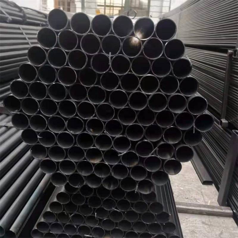 无锡厂家22*1.5黑皮管椭圆管黑退光亮管可按需定制家具管汽车管