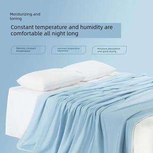 A类新高度火炬韩炬凉感空调被子可机洗水洗蚕丝被竹锦丝夏凉被