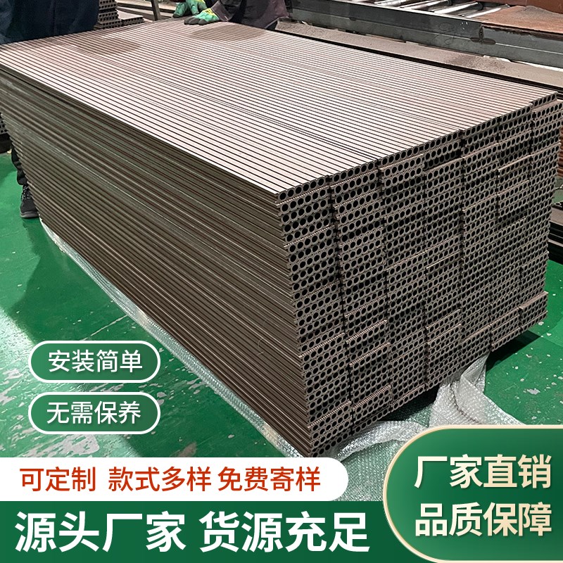 塑木地板户外露台庭院防腐木公z园栈道阳M台木塑地板花园防水板材