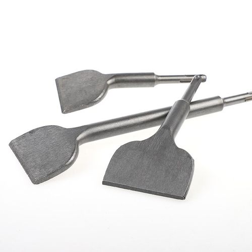 电锤加宽扁凿圆柄铲瓷砖墙壁灰水泥冲G击钻头铲凿电镐凿子镐头弯