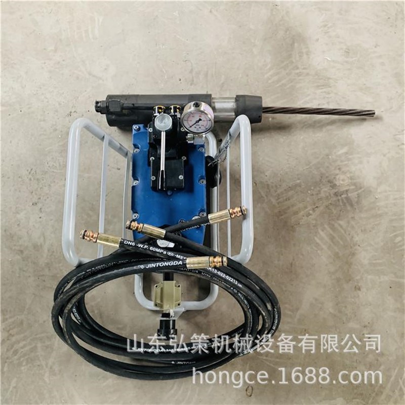 MQ22气动g锚索张拉机具 矿用锚索张拉千斤顶 锚索拉力计退锚器
